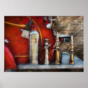 Fireman - An Assorting of Nozzles Poster