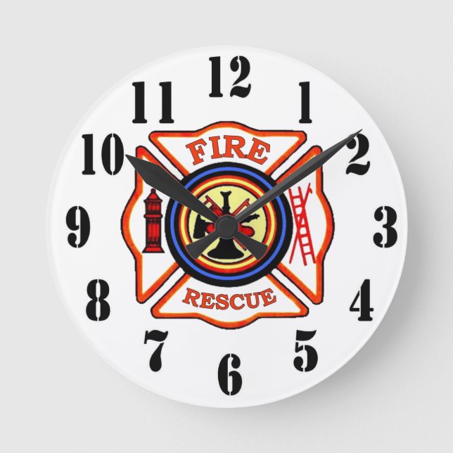FIREMAN CLOCK RUND KLOCKA (Framsida)