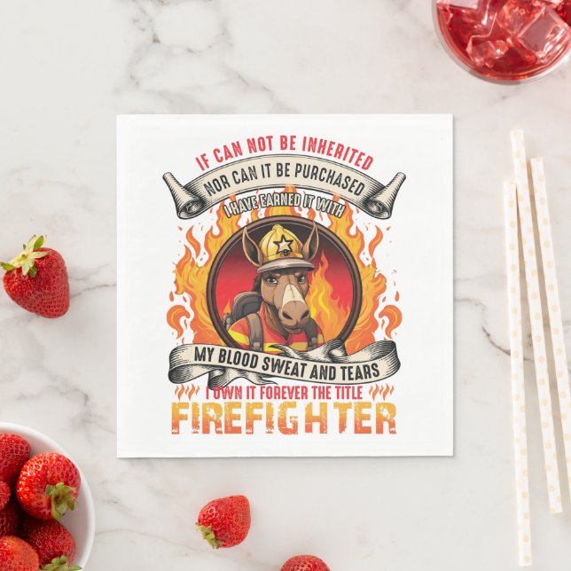 Fireman Donkey Pappersservett (Insitu)