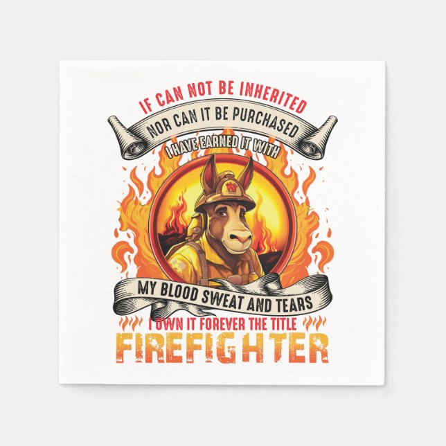 Fireman Donkey Pappersservett (Framsidan)