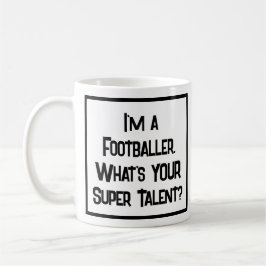 Fireman eller Footballer Toppen Talent. Kaffe Mugg