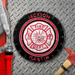 Fireman Emblem Dartboard Darttavla<br><div class="desc">The Fireman Emblem Dart Board is a great way to show your support and have fun doing it. Easy to customize with your name and initial. . Customize to match your style using the Edit Design button.</div>