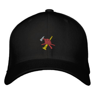 Fireman Embroized Hat Broderad Keps