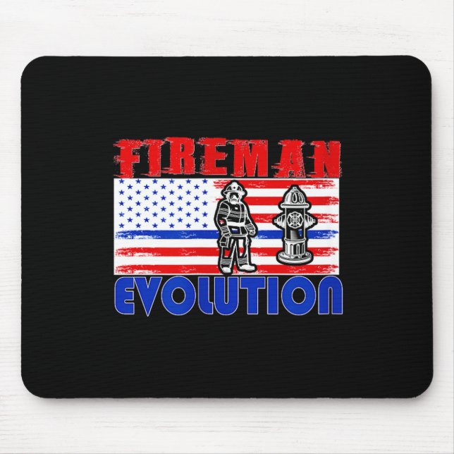 Fireman Evolution Fireman Gift Proud Firefighter Q Musmatta (Framsidan)
