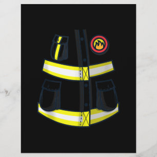 Fireman Firefighter Costume Halloween Reklamblad