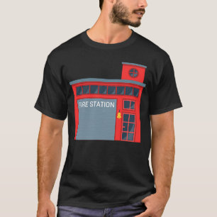 Fireman Firefighter Fire Station Firehouse T Shirt
