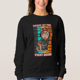 Fireman Firehose Ax Firelångcar Fire Vatten Siren T Shirt