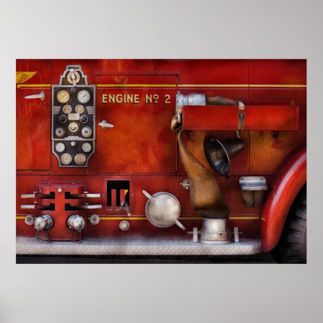 Fireman - Gamla Fashioned Controls Poster (Framsidan)