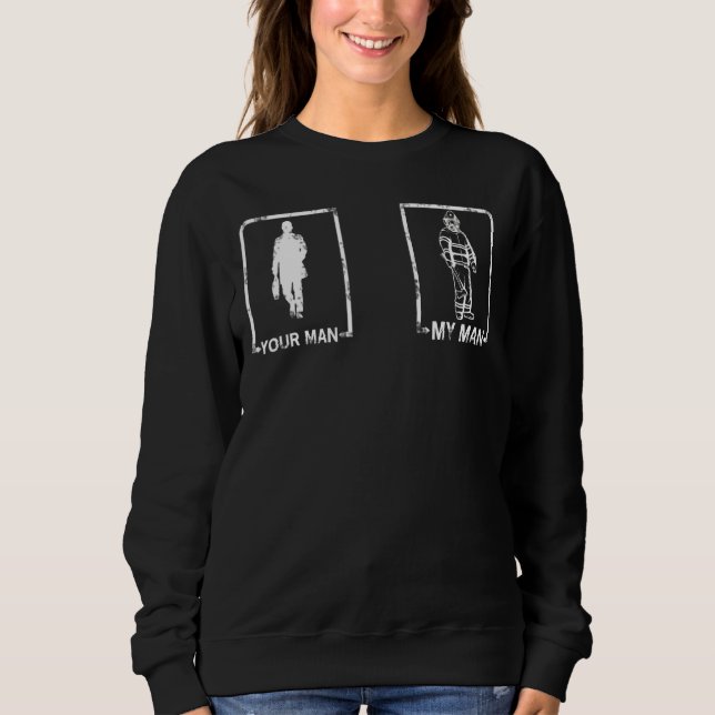 Fireman Girlkompis-fru för kvinnor Firefighter T Shirt (Framsida)
