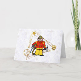 Fireman Golden Triangle-julkort Kort