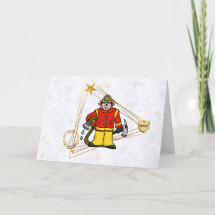 Fireman Golden Triangle-julkort Kort