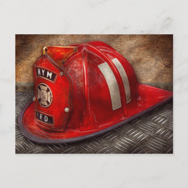 Fireman - Hat - En barndomsdröm Vykort (Framsida)