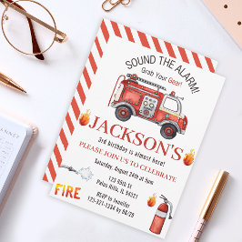 Fireman-inbjudan till brandman inbjudningar