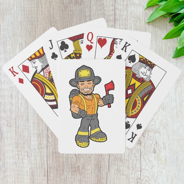 Fireman med en Ax Casinokort (Skapare uppladdad)