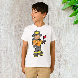 Fireman med en Ax T Shirt