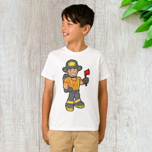 Fireman med en Ax T Shirt (Skapare uppladdad)