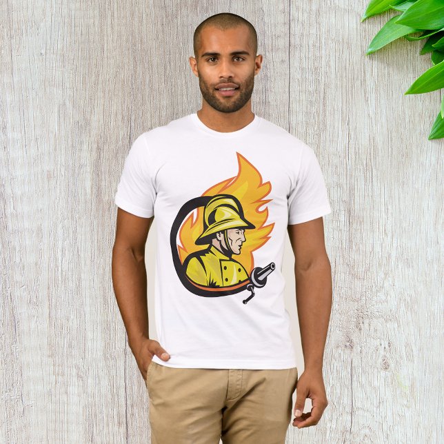 Fireman med Manar T-Shirt (Skapare uppladdad)