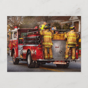 Fireman - Metuchen Fire Department Vykort