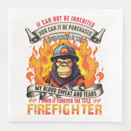 Fireman Monkey Pappersservett