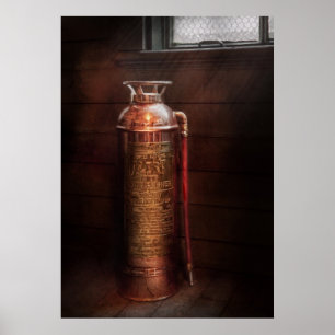 Fireman - varning poster