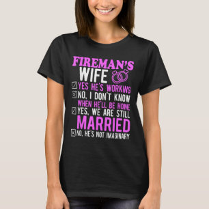 Fireman Wife Make Par-årsdagen för den finniga fir T Shirt