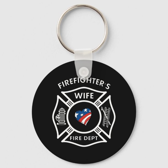 Fireman Wives USA Nyckelring (Framsida)