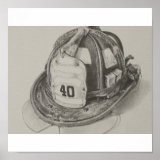 FIREMANS HELMAT POSTER