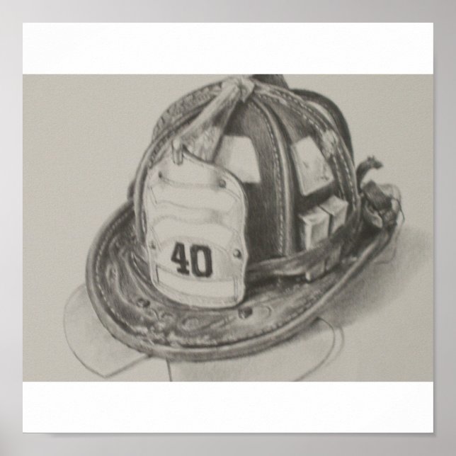 FIREMANS HELMAT POSTER (Framsidan)