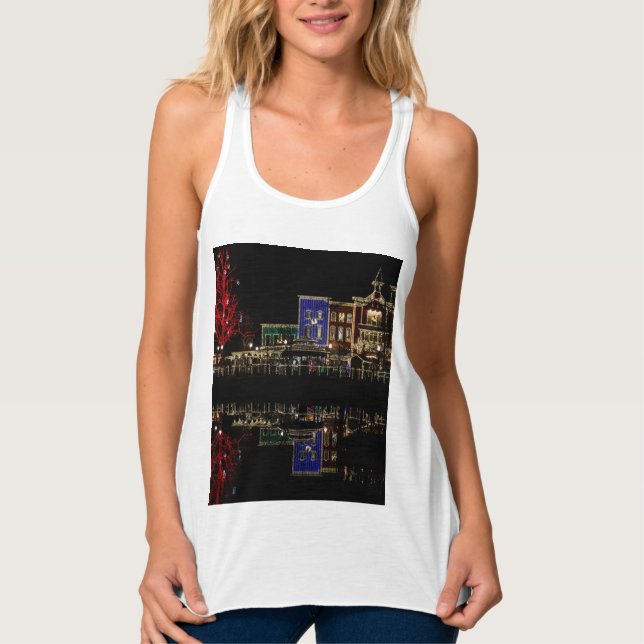 Firemans Landing jul Linne Med Racerback (Framsida)