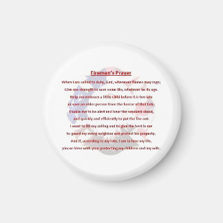 Firemans Prayer Magnet
