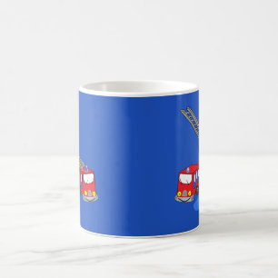 Firemans Red Fire Lastbilar Kaffemugg