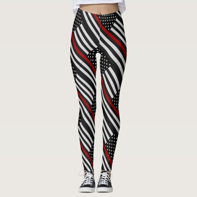 FIREMEN AMERICA LEGGINGS (Framsida)