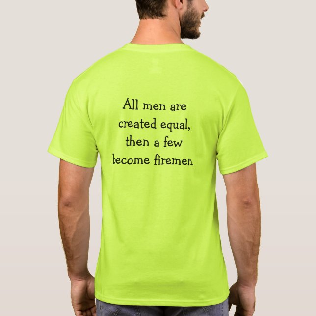 Firemen Basic T Shirt (Baksida)