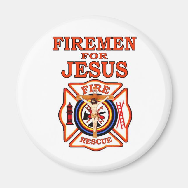 FIREMEN FOR JESUS MAGNET (Framsidan)