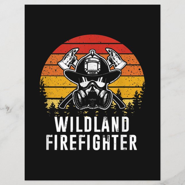 Firemen Reto Sunset Firefighter (Framsida)