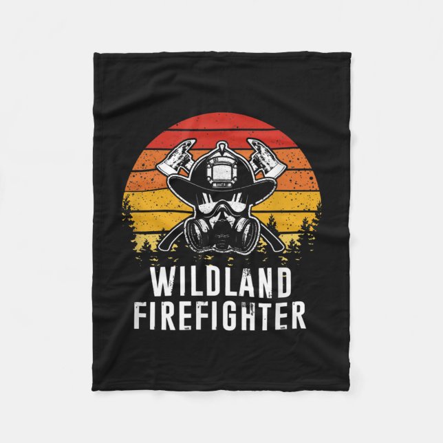 Firemen Reto Sunset Firefighter Fleecefilt (Framsidan)