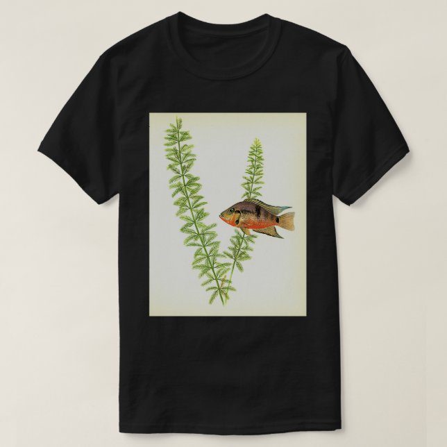 Firemouth cichlid Thorichthys meeki T Shirt (Design framsida)