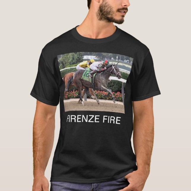 Firenze avfyrar den Irad Ortiz jren T Shirt (Framsida)