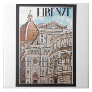 Firenze Duomo Kakelplatta