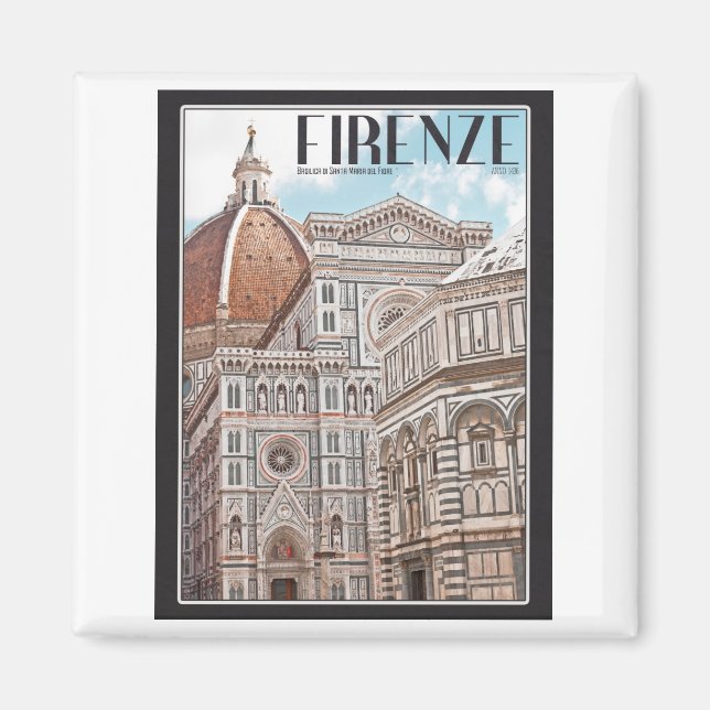 Firenze Duomo Magnet (Framsidan)