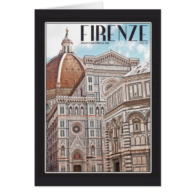 Firenze Duomo OBS Kort (Framsidan)
