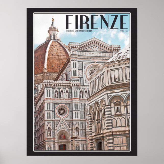 Firenze Duomo Poster (Framsidan)