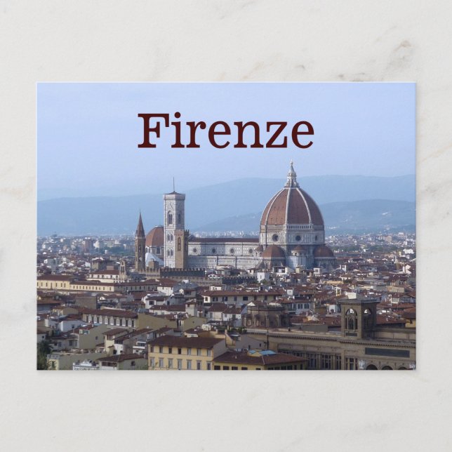 Firenze Florence Italien Vykort (Framsida)
