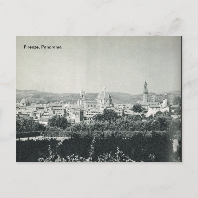 Firenze,Florence, Panorama Vykort (Framsida)