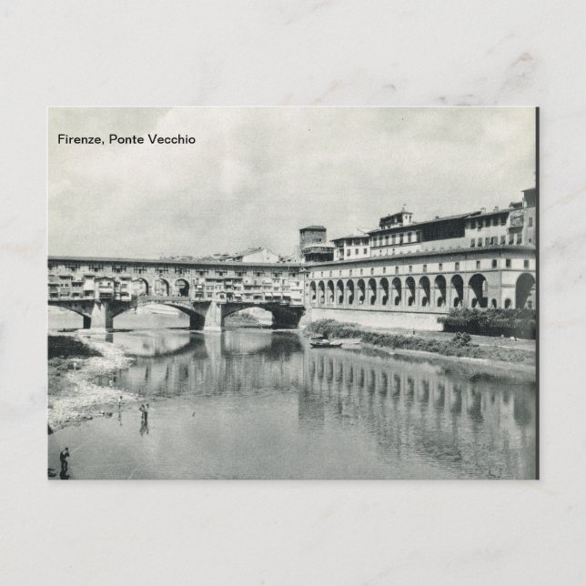 Firenze,Florence,   Ponte Vecchio Vykort (Framsida)