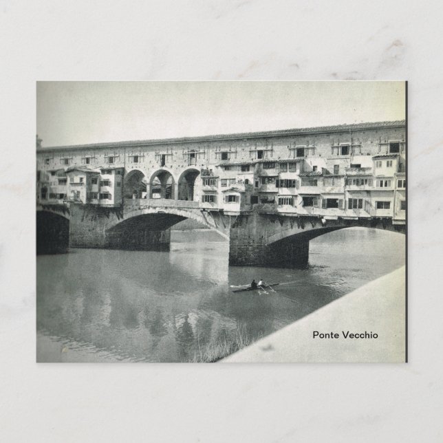 Firenze,Florens,Ponte Vecchio Vykort (Framsida)