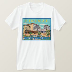 Firenze Grand Hotel Mediterranean Tee Shirt
