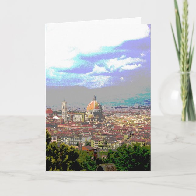 Firenze hälsningkort kort (Framsida)