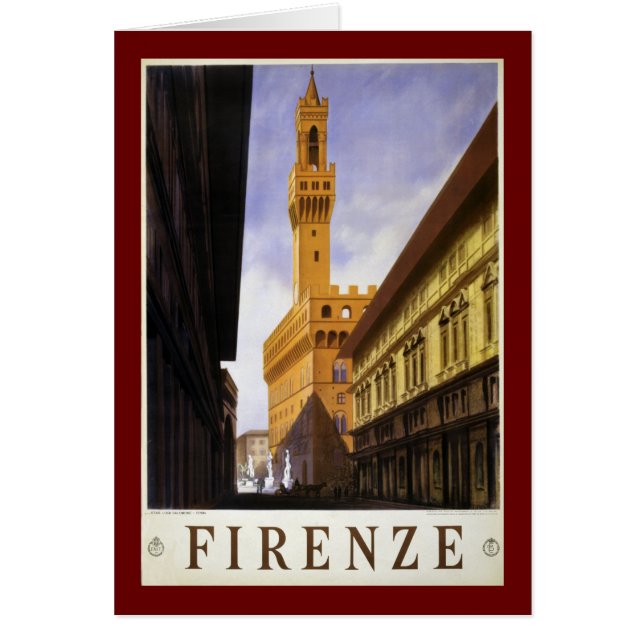 Firenze Hälsningskort (Framsidan)