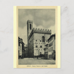 Firenze Palazzio Pretorio 1 Vykort